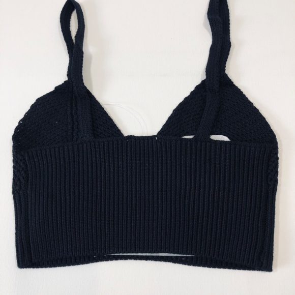 Free People Black You Wanna Brami Crochet Bra Top - Picture 7 of 12